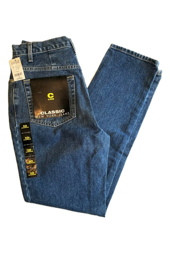 Vintage Lerner New York C-Line Womens Dark Blue Jeans Size 10 - 28/29