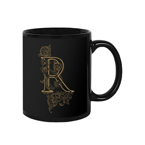 Vintage Letter R Design  Mug Unisex's -Image by Shutterstock