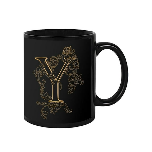Vintage Letter Y Design Mug Unisex's -Image by Shutterstock