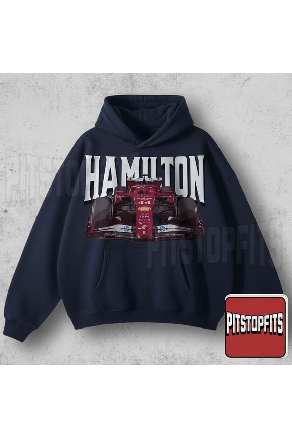 Vintage Lewis Hamilton F1 Hoodie, Retro Ferrari Racing Hamilton shirt, Formula 1 Hoodie, Gift for Hamilton Fans