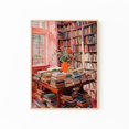 Library Sign Retro Vintage Library Wall Art Print, Book Shop Reading Decor - Walmart.com