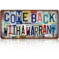 thumbnail image 1 of Vintage License plate Wall Decor Metal Sign Tin Signs for Bar Home Bedroom Garage - May The Force Be With You, 1 of 10
