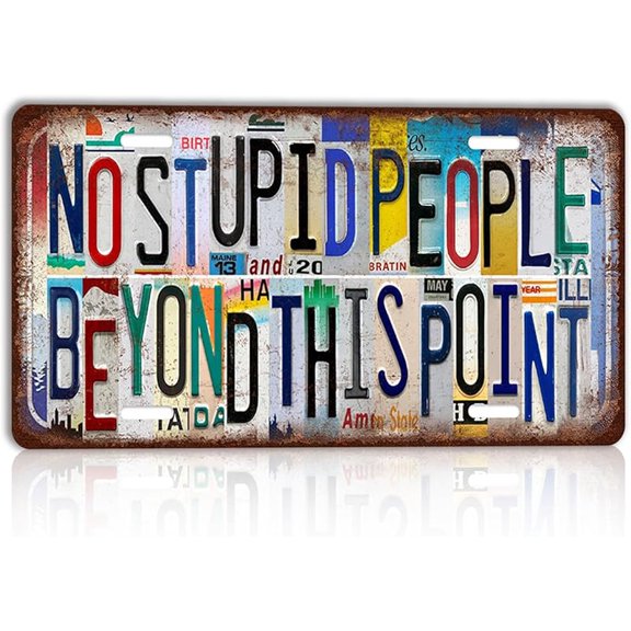 Vintage License plate Where Words Fail Music Speaks Wall Decor Metal Sign Tin Signs for Bar Home Bedroom Garage