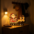 thumbnail image 1 of Vintage Lighted Christmas Tabletop Night Light Warm LED Holiday Decor, Christmas Desk Lamp for Mantel Shelf Bedroom and Festive Gift, 1 of 5