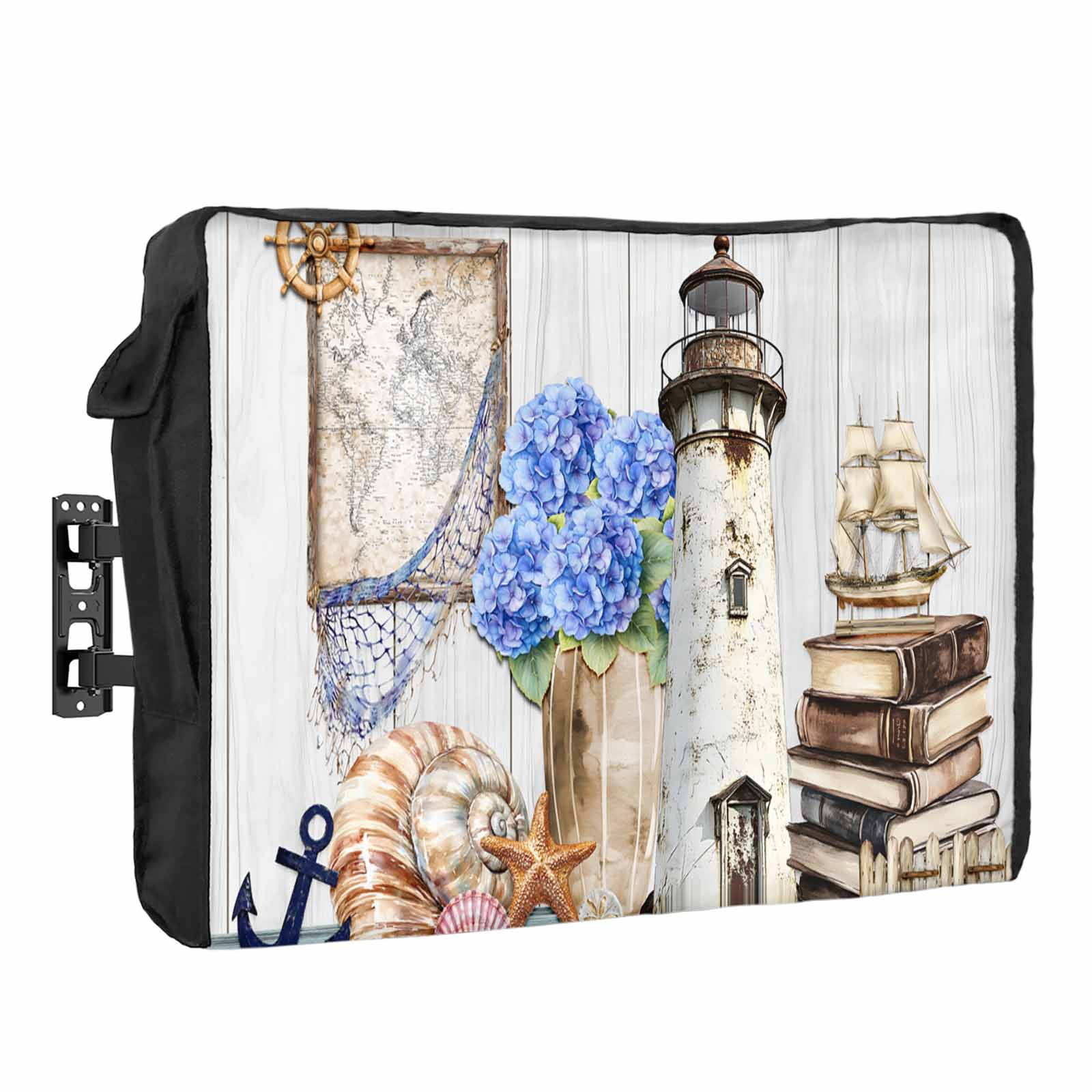 Lighthouse Tv Box Vintage Lighthouse Outdoor TV Cover 60 to 65 inch Weatherproof ...