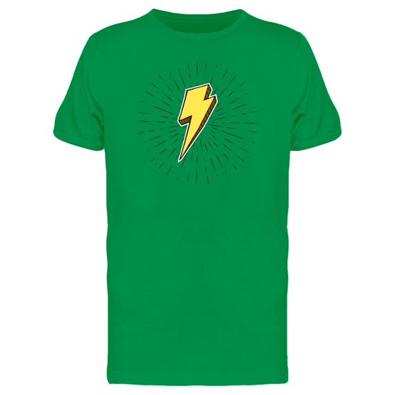 Vintage Lightning Bolt Cartoon Tee Men's -Image by Shutterstock