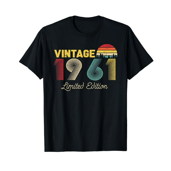 Vintage Limited Edition 1961 Funny 62nd Birthday Vintage T-Shirt