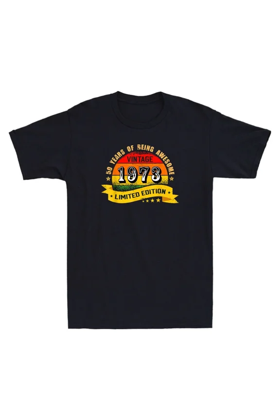 Vintage Limited Edition Funny 50th 60th 70th 80th Birthday Unisex T-Shirt