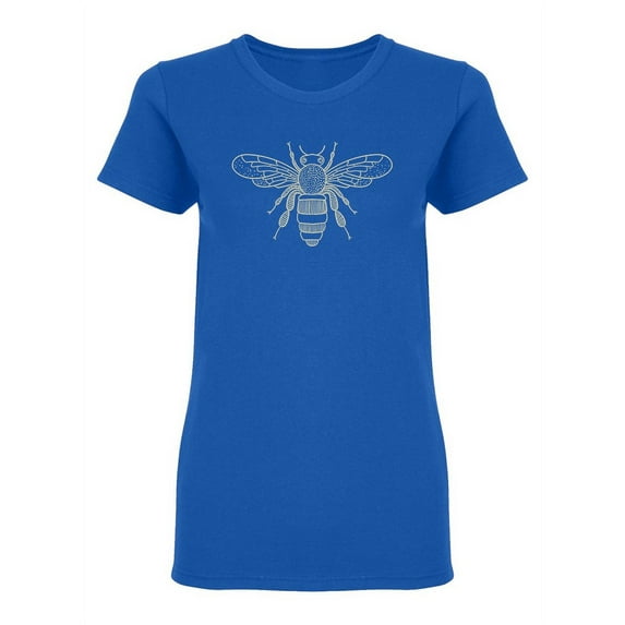 Vintage Line Bee Shaped T-Shirt Women -Image by Shutterstock, Female Medium