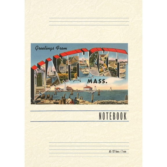 Vintage Lined Notebook Greetings from Nantucket, Mass., (Paperback)