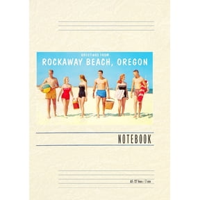 Vintage Lined Notebook Greetings from Rockaway Beach, (Paperback)