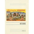 thumbnail image 1 of Vintage Lined Notebook Greetings from Springfield, (Paperback), 1 of 1
