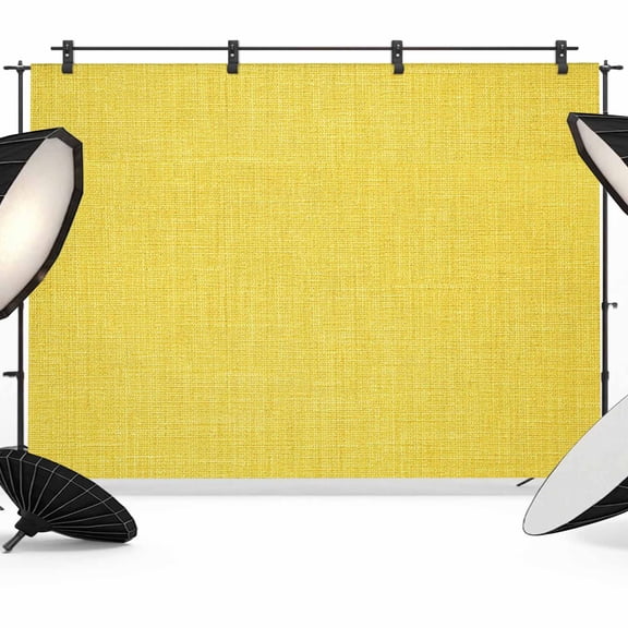 Vintage Linen Photography Backdrop 10x8FT, Pastoral Yellow Linen Texture Farmhouse Photo Backdrops, Background for Photography Studio Photo Studio Background, Back Drop for Photoshoot