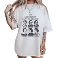 thumbnail image 1 of Vintage Literary Heroines Shirts White S-5XL Cultured Women Writers Print Tshirt Graphic Tees Tops, 1 of 5