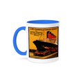 thumbnail image 1 of Vintage Lms Express And Cunard Liner Ocean Liner Poster, 11oz Two-Tone Blue Mug, 1 of 7