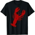 thumbnail image 1 of Vintage Lobster Print Shirt Red - Lobster T Shirt T-Shirt, 1 of 5