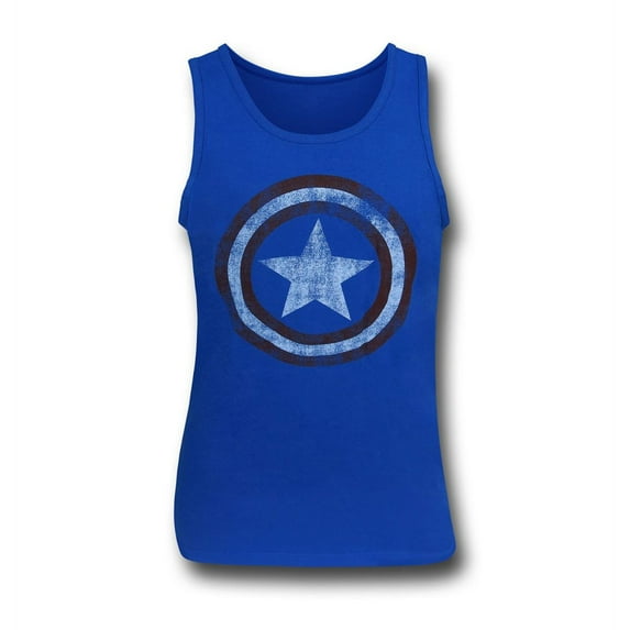 Vintage Logo Blue Tank Top