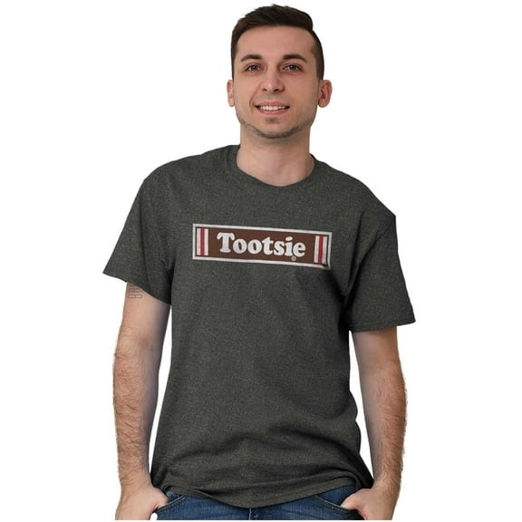 Vintage Logo Retro Tootsie Roll Candy Men's Graphic T Shirt Tees Brisco Brands X