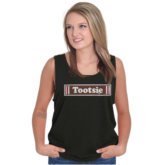 Vintage Logo Retro Tootsie Roll Candy Tank Top T Shirts Men Women Brisco Brands S