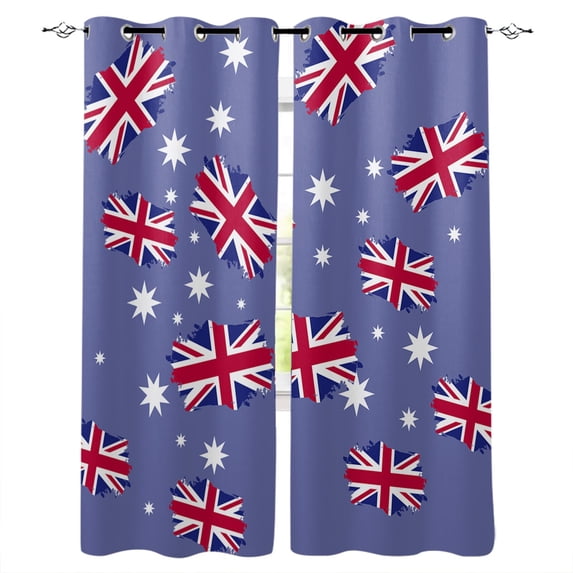 Vintage London Stamp Window Treatments Curtains Valance Window Curtains Living Room Decor Bedroom Kitchen Kid