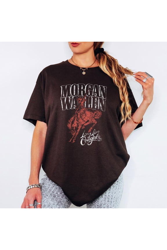 Vintage Long Live Cowgirls T-Shirt, Singer Country Music Tee, Morgan Merch Tee, Wallen Fan Gift Multi