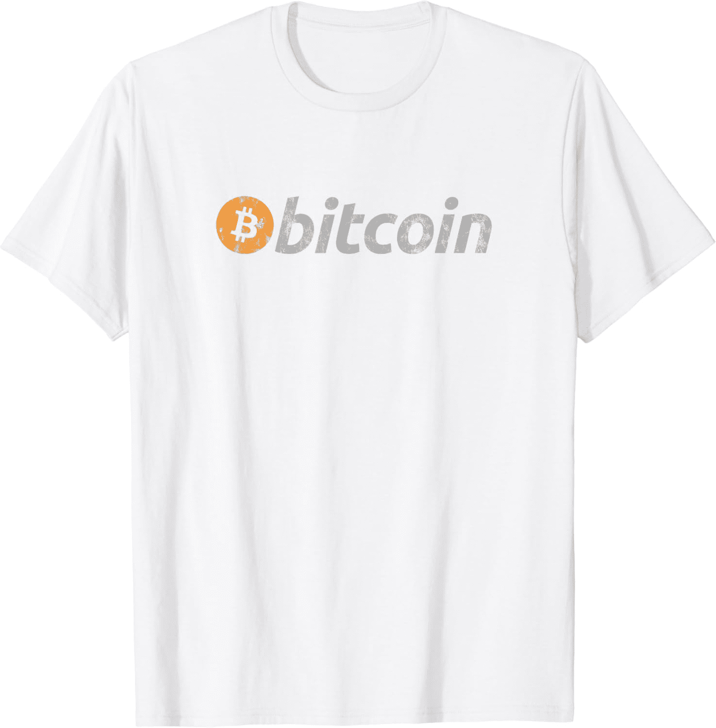 Vintage Look Bitcoin Logo T-Shirt - White, Unisex-Adults, Short Sleeve,  Classic Fit, Cotton Blend, Small100% cotton - Walmart.com