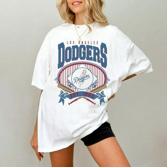 Vintage Los Angeles Baseball T-shirt, Dodgers Team Fan Apparel, Vintage Baseball Fan Shirt