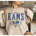 thumbnail image 1 of Vintage Los Angeles sweatshirt, Los Angeles Football Fan shirt, Game Day apparel, Black Color, Size XL, 1 of 5