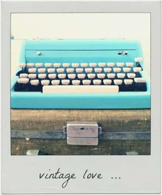 Vintage Love Frame Canvas Art - Vicki Dvorak (20 x 24)