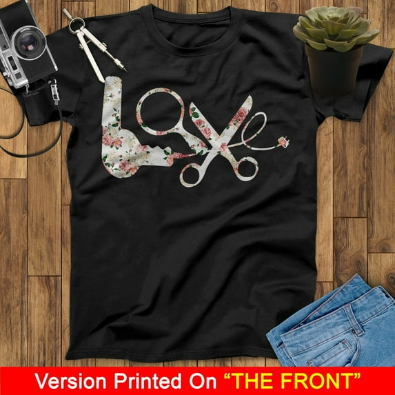 Vintage Love Hairstylist Hairdresser T Shirt, Hair Stylist Shirt, Hair Stylist Gift, Hairdresser Gift for Father's Day Gift Mothers Day Gift