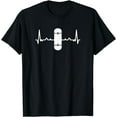 thumbnail image 1 of Vintage Love Skateboard Heartbeat Skateboarder Skateboarding T-Shirt, 1 of 4