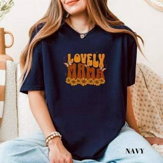 Floral Llama Mama Tshirt Mothers Day Shirt Floral Llama Mama Tshirt Mothers Day Shirt
