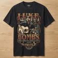thumbnail image 1 of Vintage Luke Combs Middle of Nowhere Tour Graphic T-Shirt - Retro Country Music Concert Tee, 1 of 4