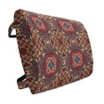 thumbnail image 1 of Vintage Lumbar Pillow, Retro Bohemic Colorful Eastern Image with Vivid Colored Details, Soft Back Cushion for Office Chairs with Adjustable Straps, 14" x 13", Multicolor, by Ambesonne, 1 of 7