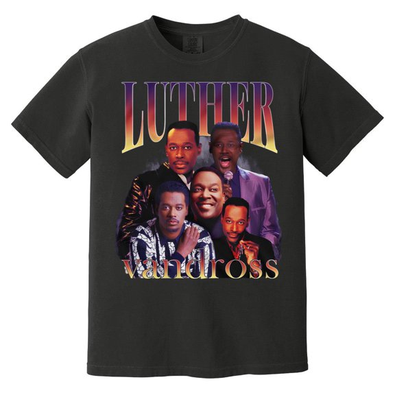 Vintage Luther Vandross R And B Soul Music Fan Graphic Tee Comfort Color T-Shirt