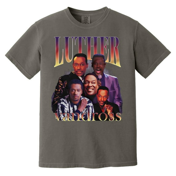 Vintage Luther Vandross R And B Soul Music Fan Graphic Tee Comfort Color T-Shirt