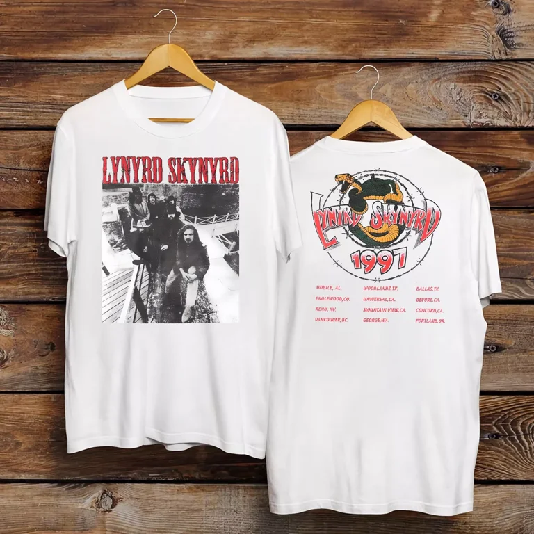 Vintage Lynyrd Skynyrd T Shirt Liynyrd Skynyrd 1997 Tour Vintage Rock T Shirt Walmart