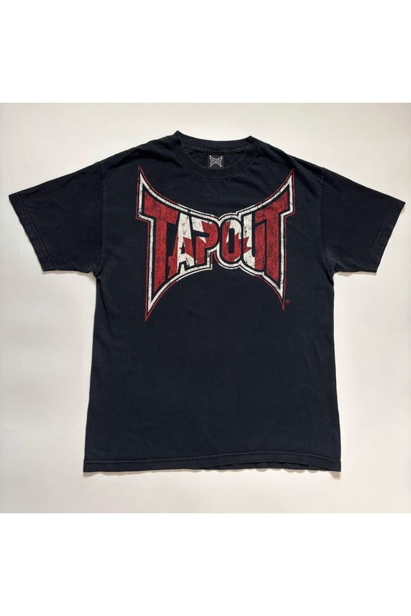Vintage MMA Fighter Tapout Logo Shirt Combat Sports Gym Training Martial Arts Fan Grunge Graphic Tee Comfort Colors Unisex Cotton Shirt S-3XL