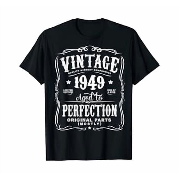 Vintage Made In 1949 T-Shirt 69th Birthday Gift
