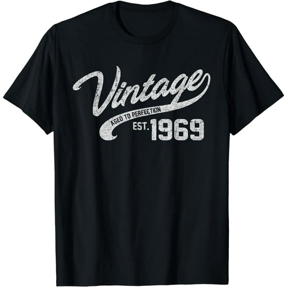 Vintage Made In 1969 T-Shirt 49th Birthday Gift
