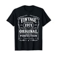 thumbnail image 1 of Vintage Made In 1971 T-Shirt for 47th Birthday Gift with Ornate Design, 1 of 5