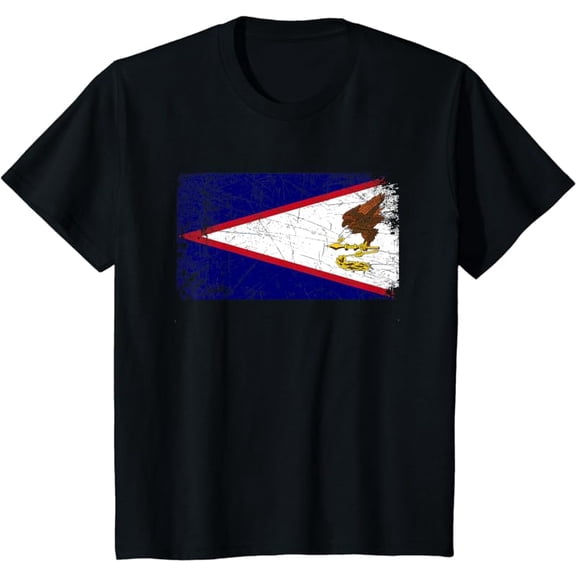 Vintage Made In AMERICAN SAMOA SAMOAN Flag Gift T-Shirt