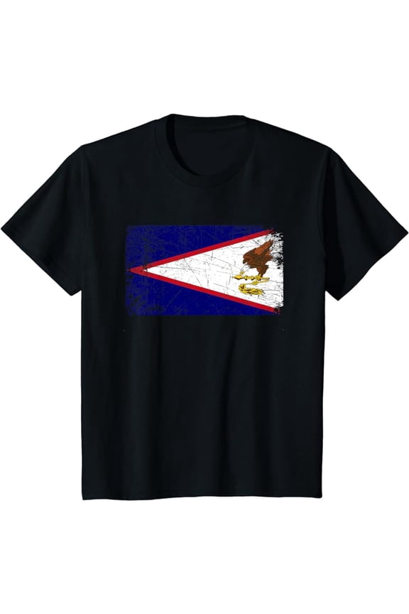 Vintage Made In AMERICAN SAMOA SAMOAN Flag Gift T-Shirt