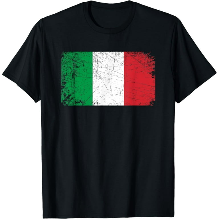 Italian Flag T-Shirt | Vintage Made In Italy Gift