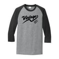 thumbnail image 1 of Vintage Made in 1971 Great Adult Raglan 3/4 Sleeve Short Sleeve T-shirt-XXL Heather Gray/Black, 1 of 4