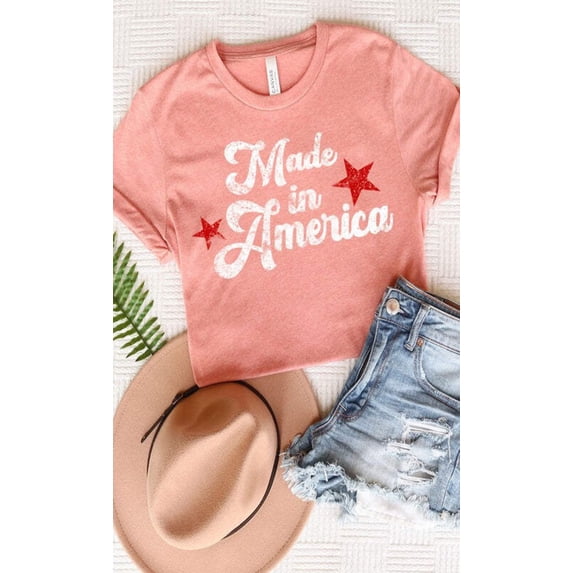 Vintage Made in America Graphic Tee T-Shirt PLUS