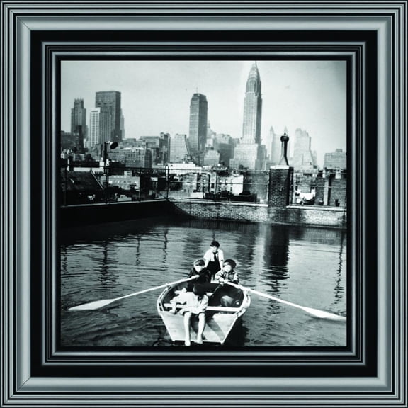 Vintage Madison Boy’s Rowing Club, Historical Picture Frame, 10x10 8531