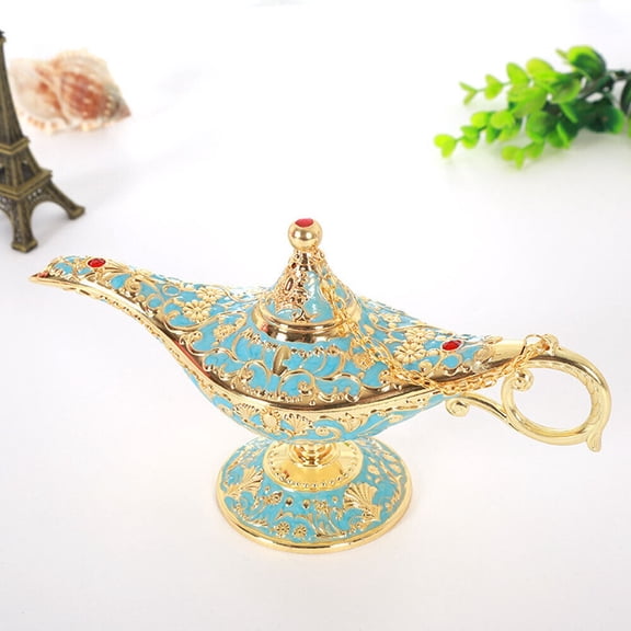 Vintage Magical Legend Aladdin's Genie Lamp for Home /Wedding Table Decoration