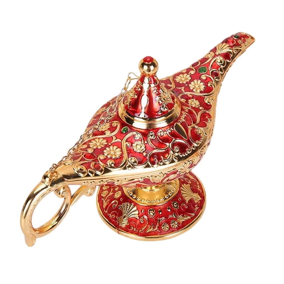 Vintage Magical Legend Aladdin's Genie Lamp for Home /Wedding Table Decoration