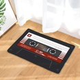 thumbnail image 1 of Vintage Magnetic Tape 3D Digital Printed Entrance Floor Mat Bedroom Hallway Area Rug Anti-slip Carpet for Living Room, 1 of 5